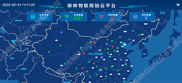 拍云平臺監控大屏