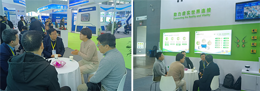 河北工程大學(xué)副校長何立新蒞臨展臺參觀交流 河北工程大學(xué)副校長何立新蒞臨展臺參觀交流